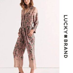 NWT Lucky Brand Faded Floral Jumpsuit